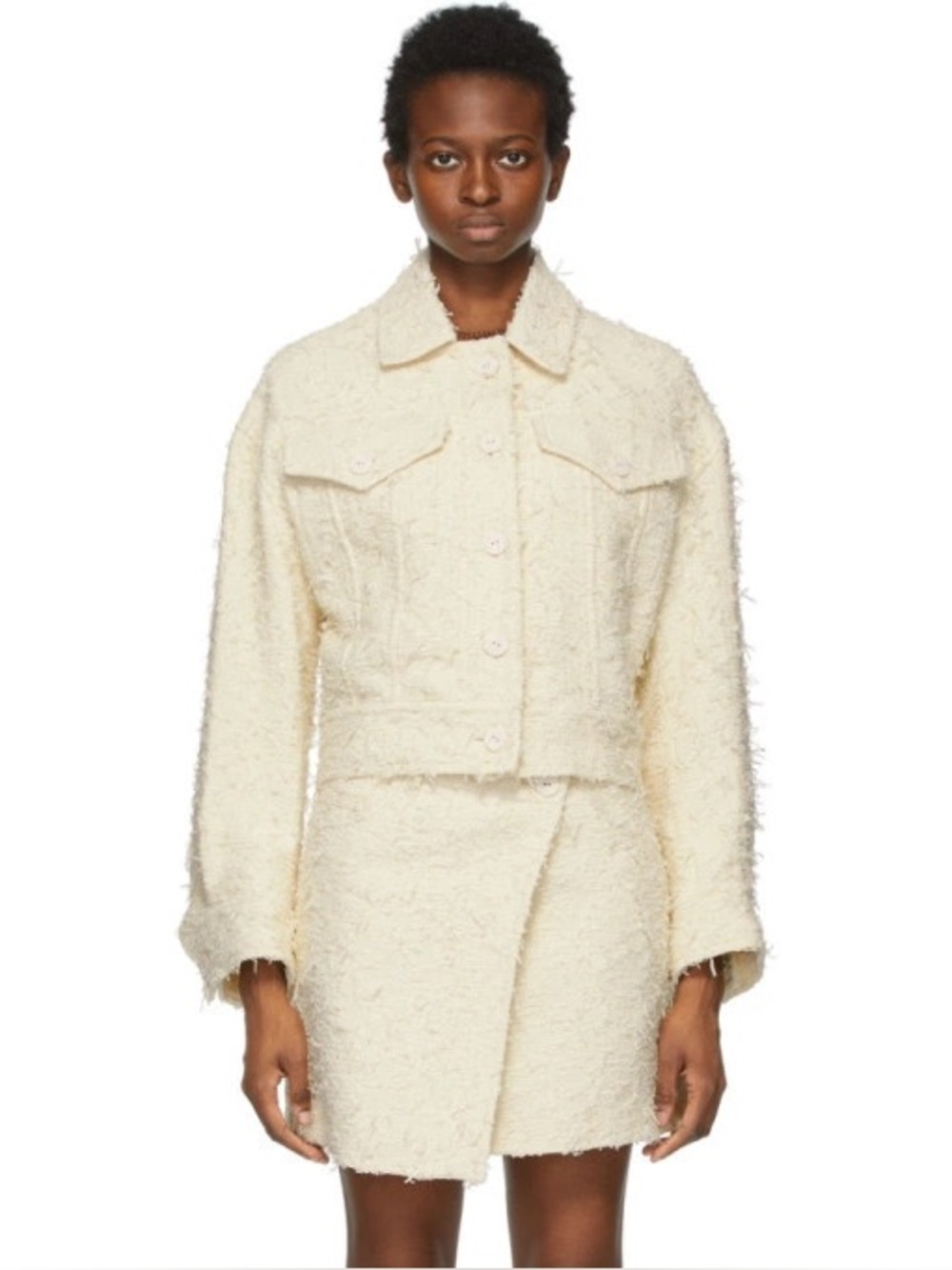 Acne Studios Tweed Jacket and Skirt 34